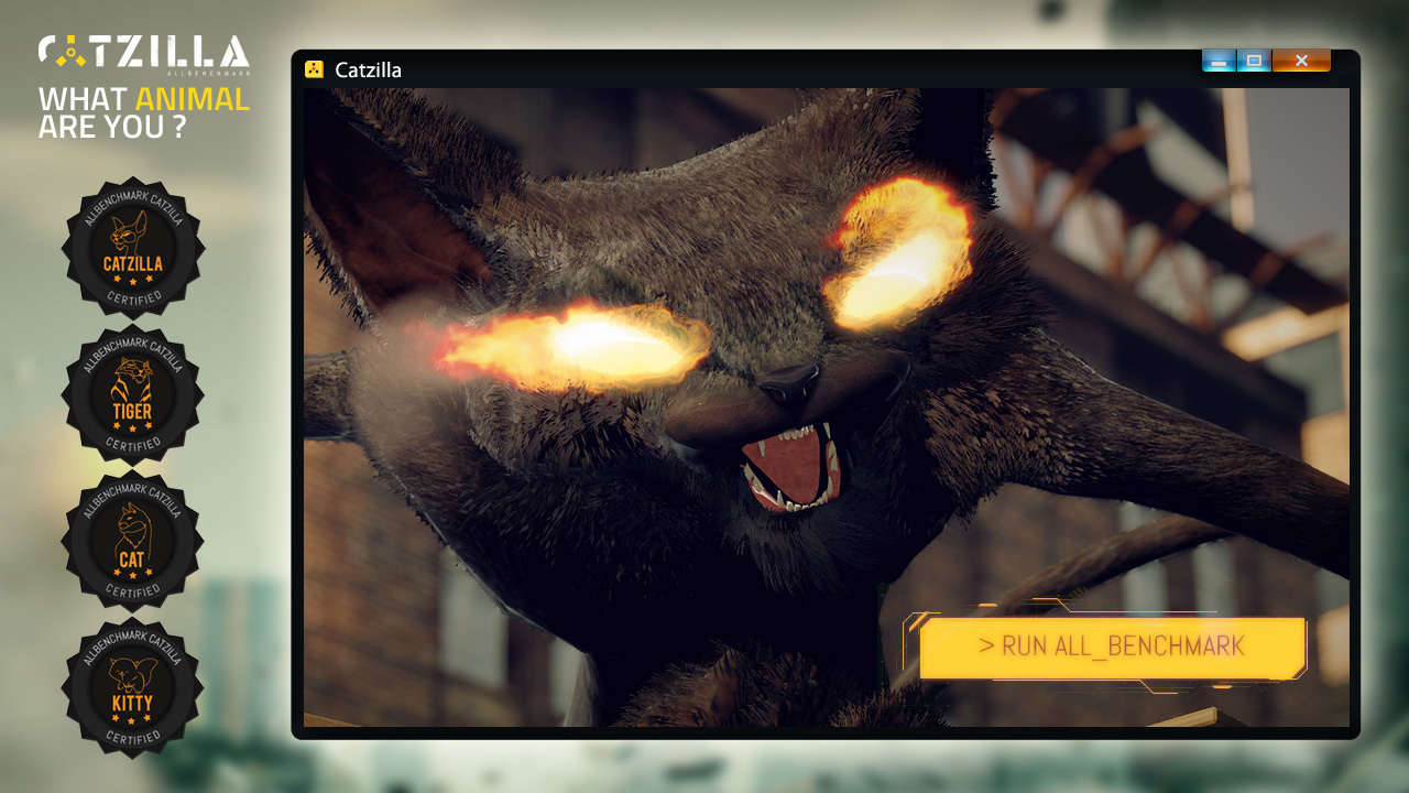 Catzilla ALLBenchmark screenshot