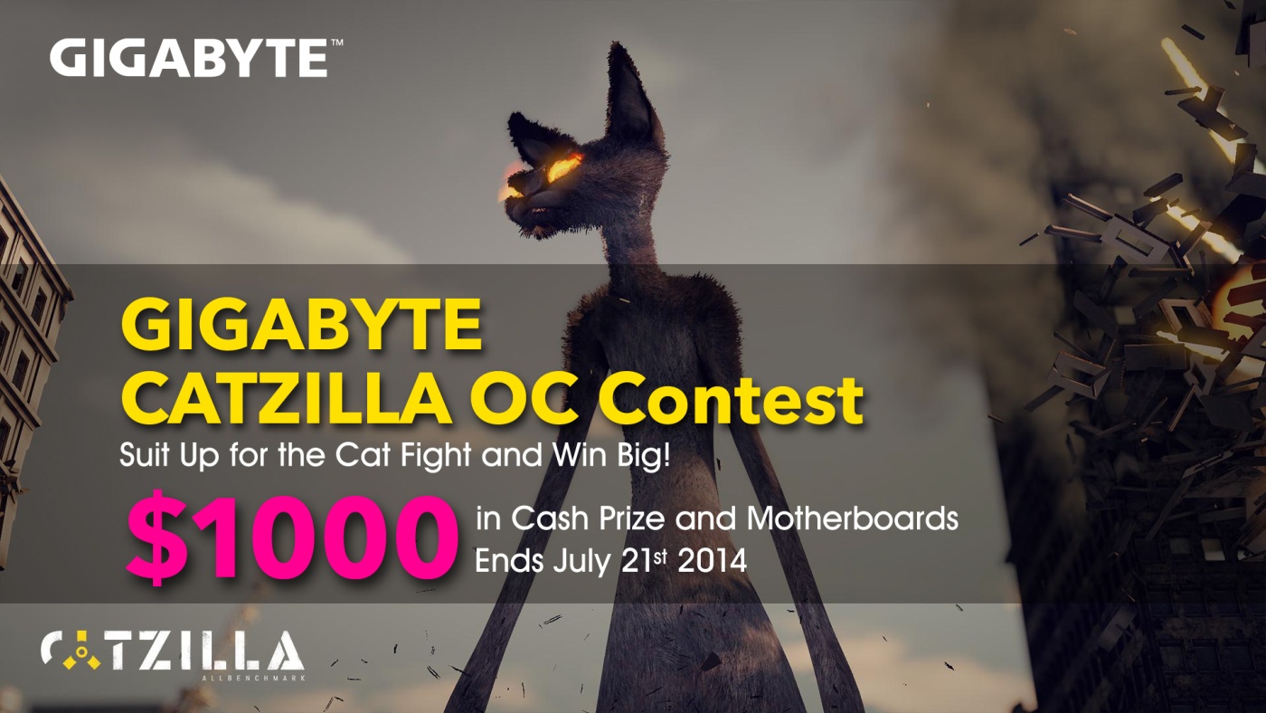 Catzilla Gigabyte Overclockers Contest