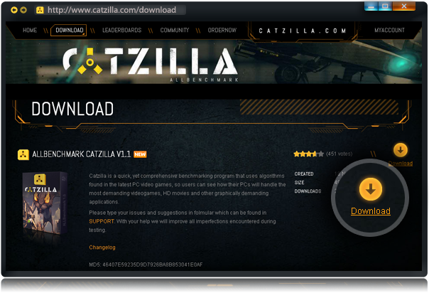 Catzilla ALLBenchmark - manual / download